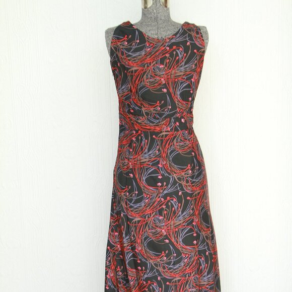 Pure silk beautiful 60's or 70's dress - removable collar - Picture 4 of 4